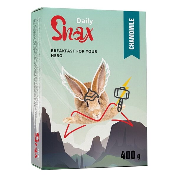 Корм snax daily д/кроликов 400г