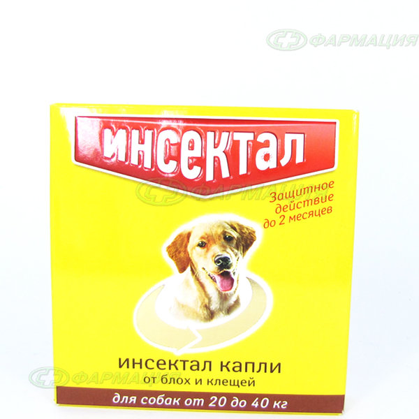 Инсектал Капли на холку д/с 20-40кг