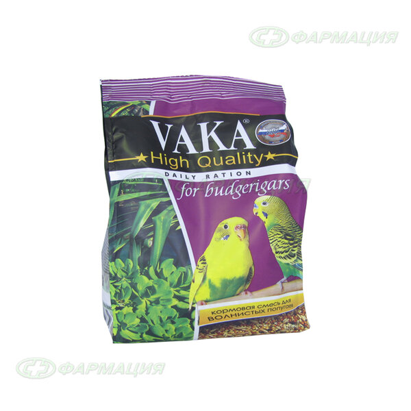 Корм Вака high quality для волнистых попугаев 500г