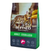 Корм mr.buffalo sterilized д/кошек лосось 0,4кг