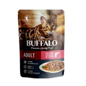 Корм mr.buffalo hair&skin пауч д/кошек лосось в соусе 85г