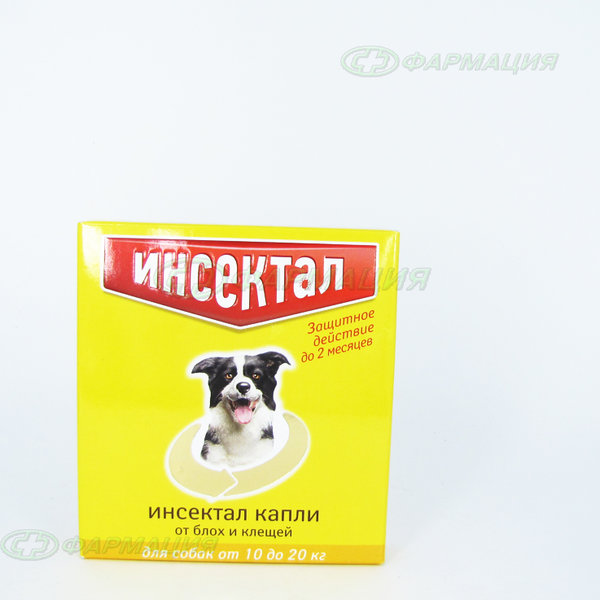 Инсектал Капли на холку д/с 10-20кг